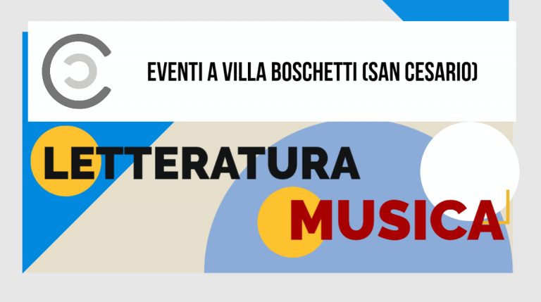 musica e letteratura: week-end a san cesario