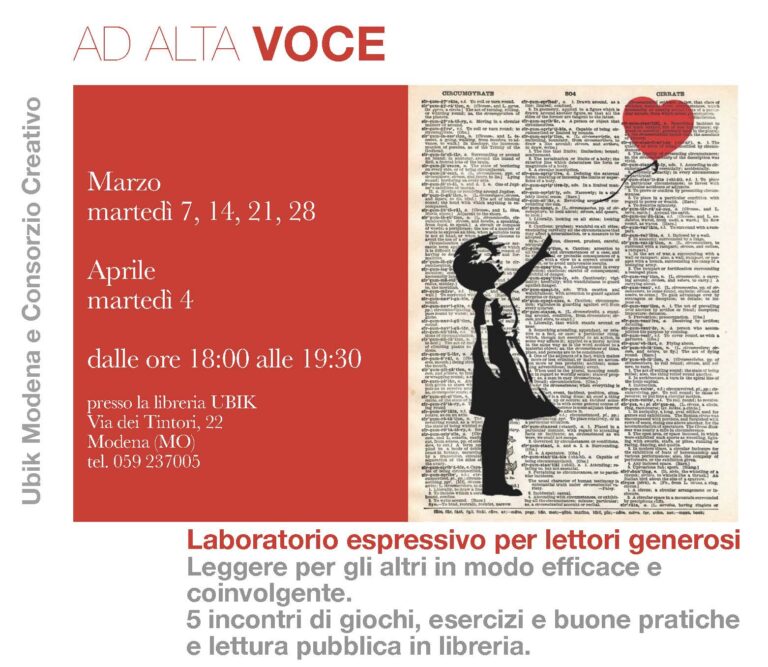 Ad alta voce: Laboratorio espressivo per lettori generosi