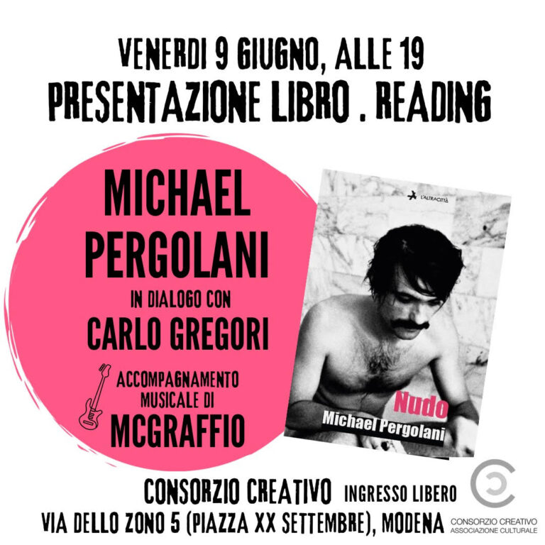 Incontro con l’autore e reading: Nudo di Michael Pergolani