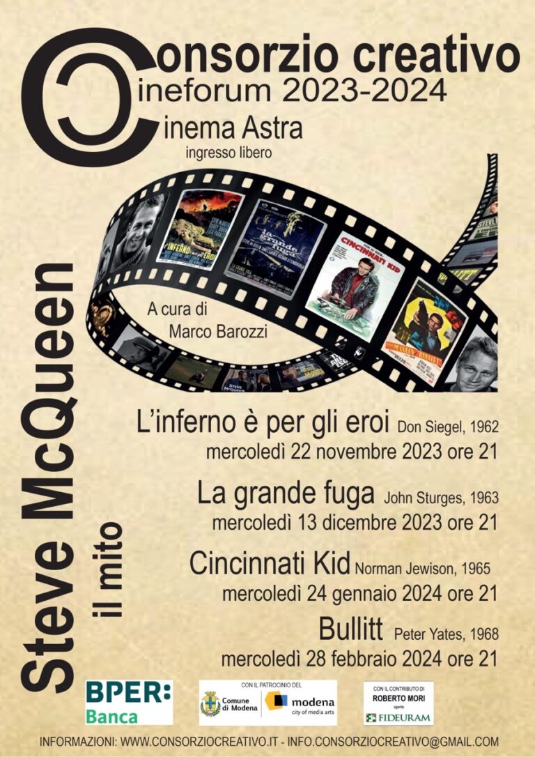 Locandina cineforum Steve McQueen